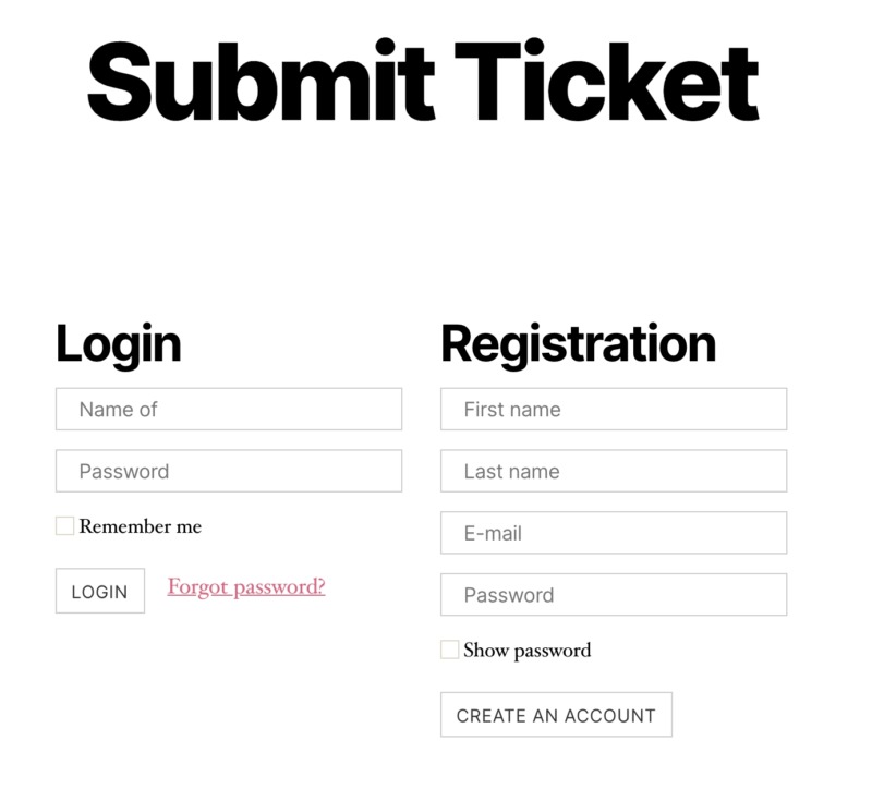 You can create a ticket system using plugins such as Awesome Support.