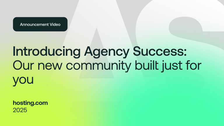 Introducing Agency Success: Our new community built just for you